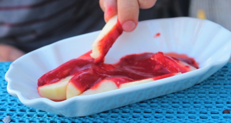 Apfelpommes mit Erdbeerketchup: Süß und gesund statt heiß und fettig ...