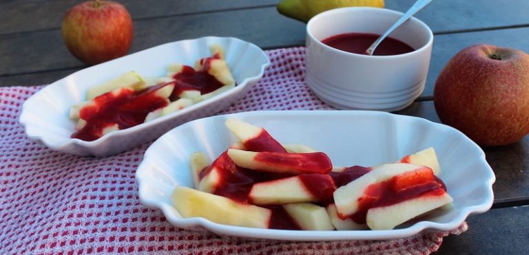 Apfelpommes mit Erdbeerketchup: Süß und gesund statt heiß und fettig ...